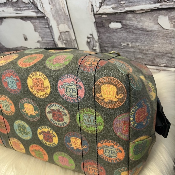 Dooney & Bourke Vintage Medallion Print Coated Canvas Bag - Picture 8 of 9